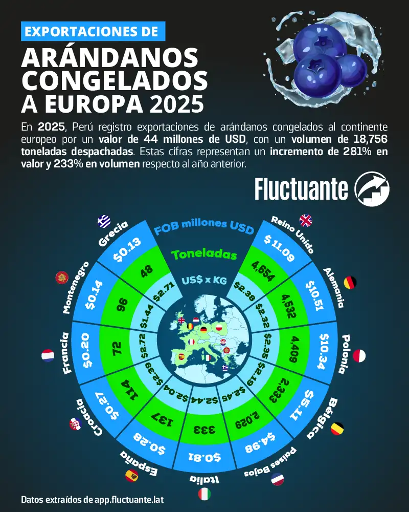Exportaciones-de-Arándano-Congelado-a-Europa-2025